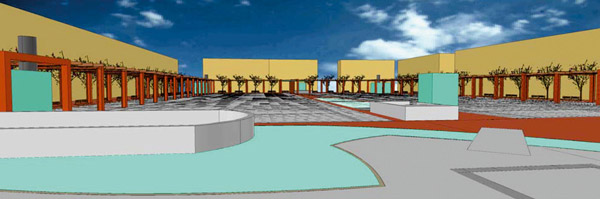 Aparcamiento subterrÃ¡neo para residentes y plaza pÃºblica. Plaza Mayor de Medina del Campo.