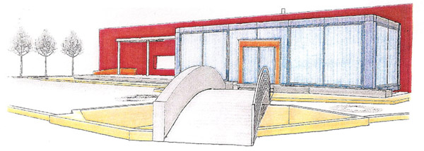 Kiosco para hostelerÃ­a en Parque Central de GriÃ±Ã³n.