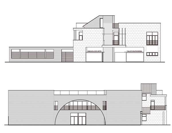 Edificio para escuela municipal de mÃºsica y talleres ocupacionales en Fuensalida.