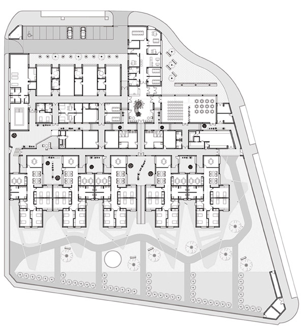 Centro municipal para descapacitados gravemente afectados en La Solana.