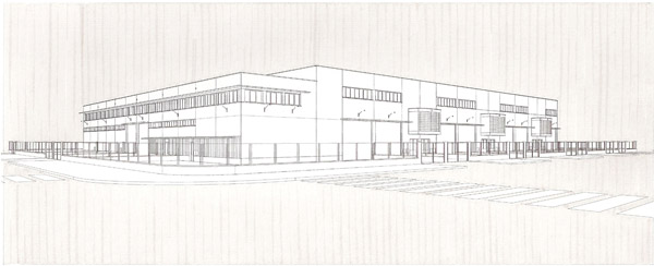 AmpliaciÃ³n y segregaciÃ³n en edificio industrial para agrupaciÃ³n de 11 naves nido en Calle RamÃ³n y Cajal. LeganÃ©s.