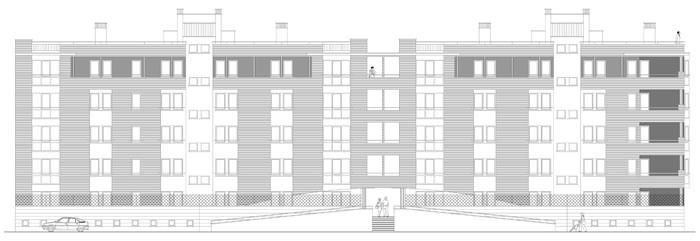 Edificio de 110 viviendas de protecciÃ³n oficial en el PERI-4. Parcela PR3-VPOe. LeganÃ©s.