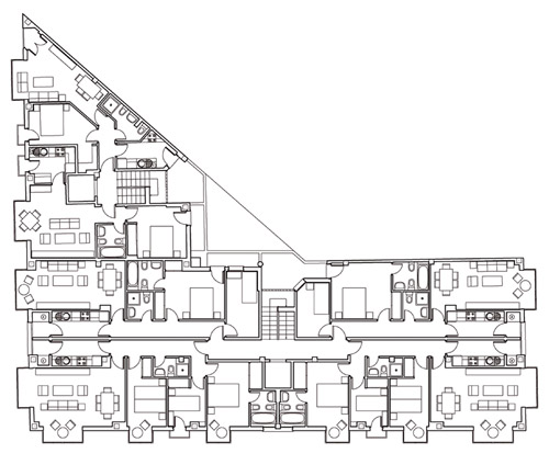 Edificio entre medianerÃ­as de 27 viviendas en Calle Oviedo y Calle Toledo. Vereda de los Estudiantes. LeganÃ©s.