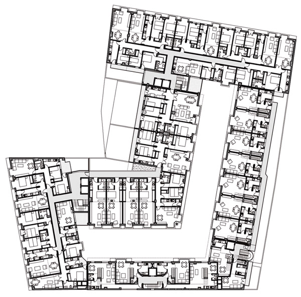 Edificio entre medianerÃ­as de 87 viviendas Avenida de Fuenlabrada y Calle Getafe. LeganÃ©s.