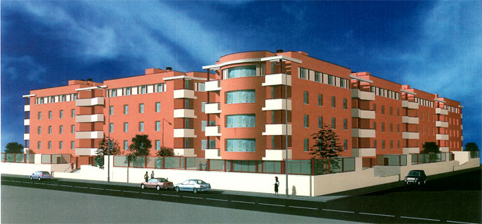 Edificio de 53 viviendas de protecciÃ³n oficial en el PERI-4. Parcela PR2. LeganÃ©s.