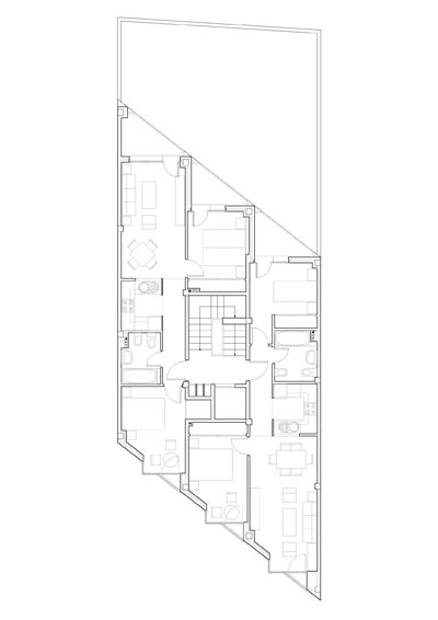 Edificio entre medianerÃ­as de 7 viviendas en Calle Palomares. Villaverde Alto. 
