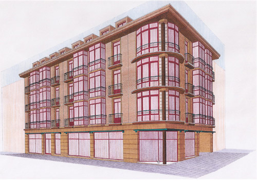 Edificio de 15 viviendas en Calle Santa Isabel. Leganés. Edificio de 15 viviendas en Calle Santa Isabel. Leganés.